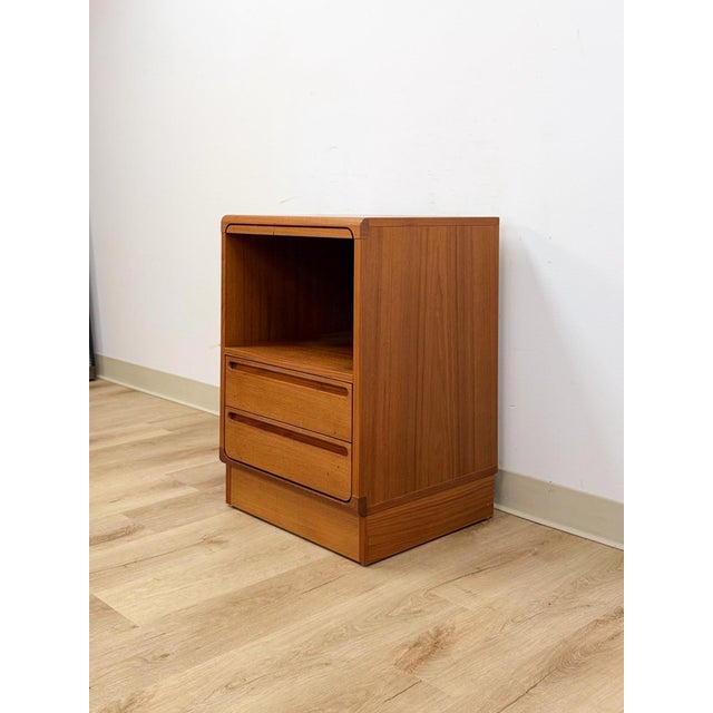 Mid-Century Modern Teak Danish Mid-Century Nightstand Torring Mobelfabrik MCM Bedside End Table For Sale - Image 3 of 9