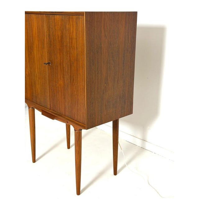 Metal Bar Cabinet in Teak by Illum Wikkelsø For Sale - Image 7 of 17