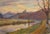 Heinrich Pforr, Two Castles View: River Idyll, Spangenberg Castle, Oil Painting on Canvas For Sale - Image 12 of 12