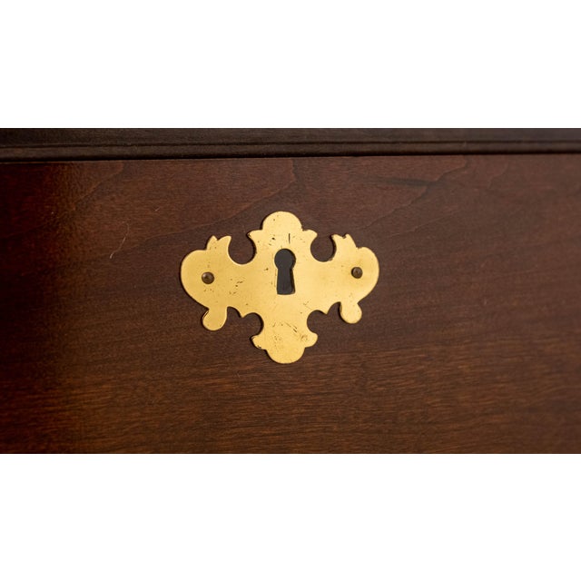 1980s Thomasville 2 Door Cherry Bedroom Armoire For Sale - Image 11 of 18