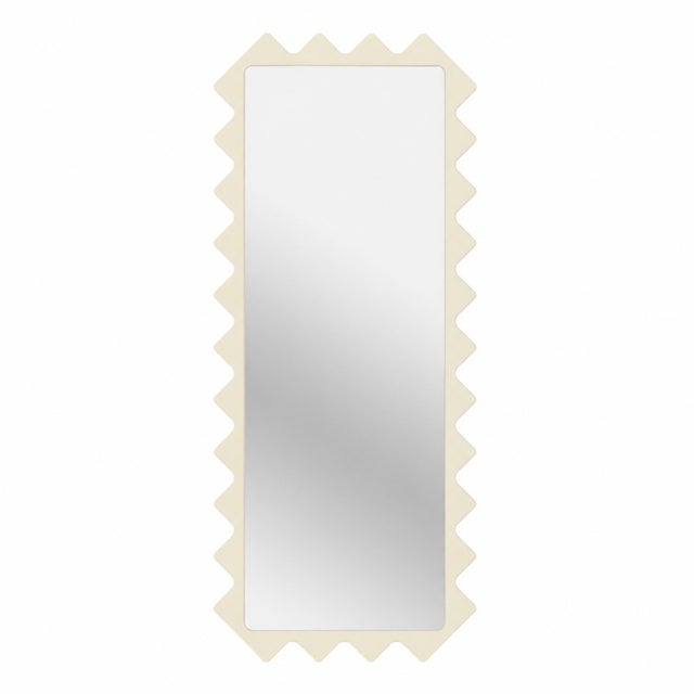 Yellow Oberig 114 Sculptural Statement Full-Length Wall Mirror in Custom Color by Oitoproducts For Sale - Image 11 of 17