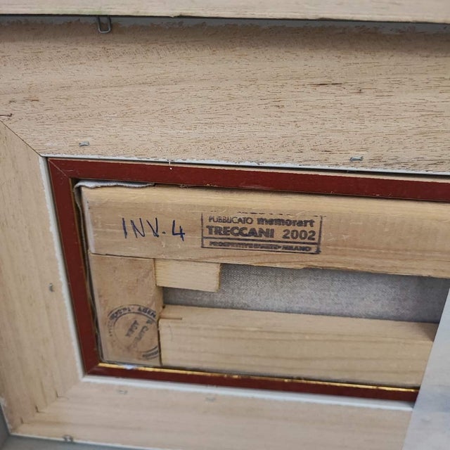 Ernesto Treccani, Oil on Canvas, Framed For Sale - Image 6 of 10