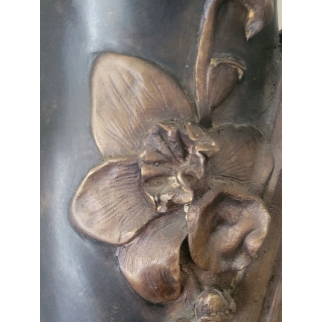 Mid 20th Century Vintage Bronze Urn/Vase For Sale - Image 11 of 11