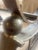 2010s Reclaimed Bowling Alley Lane Industrial Desk With Sculptural Metal Base For Sale - Image 5 of 6