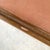 Vintage Studio-Made Square End Table With Cognac Leather Inset Top & Architectural Trestle Base, Mid-Century For Sale - Image 15 of 18