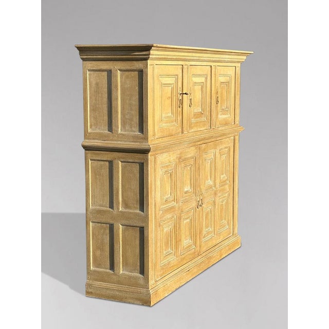 Antique French Painted Housekeepers Cupboard, 1840 For Sale - Image 4 of 8