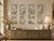 A Retro Chinoiserie-Style Gray-Toned Decorative Mural (Four-Panel Painting) For Sale - Image 13 of 14