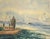 Mid 20th Century Boats at the Harbor - Nautical Seascape by Clarence Albert Taubenhein For Sale - Image 5 of 7