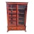 Lion Bookcase Antique Mahogany For Sale