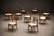 Brazilian Modern Set of Eight Chairs in Caviuna Wood & Linen, Alexandre Rapoport, 1960s For Sale - Image 4 of 16