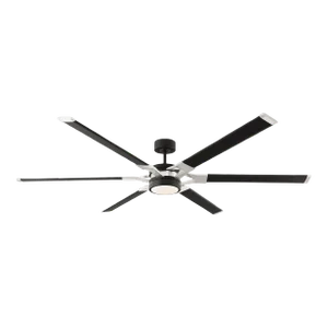 Sean Lavin by Visual Comfort Fan Loft 72" LED Ceiling Fan in Midnight Black