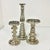 1990s Vintage Boho Chic Modern West Elm Attributed Mercury Glass Candleholders - Set of 3. For Sale - Image 9 of 12