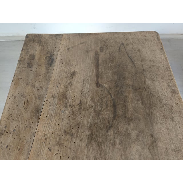 Rustic Farmhouse Table Desk, 1890s For Sale - Image 9 of 16