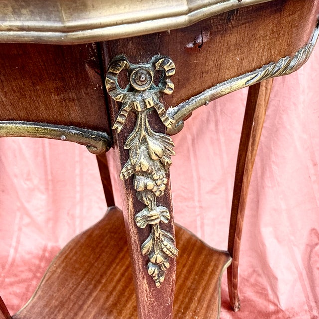 Antique Art Nouveau Side Table For Sale - Image 17 of 18