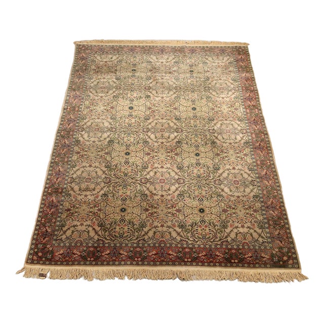 Turkish Hereke Rug in Wool For Sale