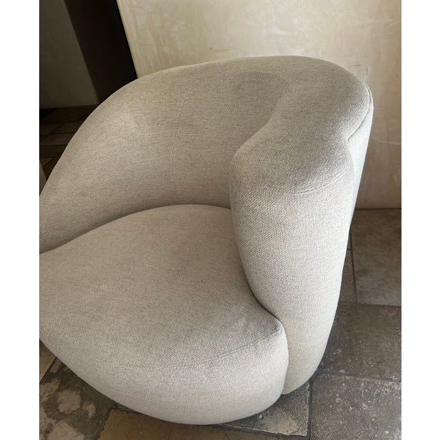 Nautilus Swivel Chairs, C. 1980's- Set of 2 For Sale In San Francisco - Image 6 of 16