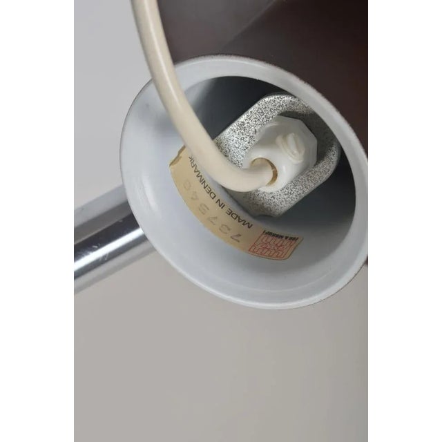 Brown Danish Floor Lamp Optima 3 Designed by Hans Due for Fog & Mørup, 1970s For Sale - Image 8 of 12
