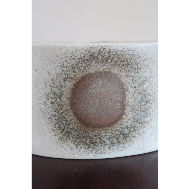 Modernist Pebble Bud Vase in Porcelain from Virebent, France, 1970s For Sale - Image 6 of 10