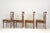 Rosewood chair ensemble designer: henning sorensen year: around 1960 manufacturer: danex country: denmark measurements: h...