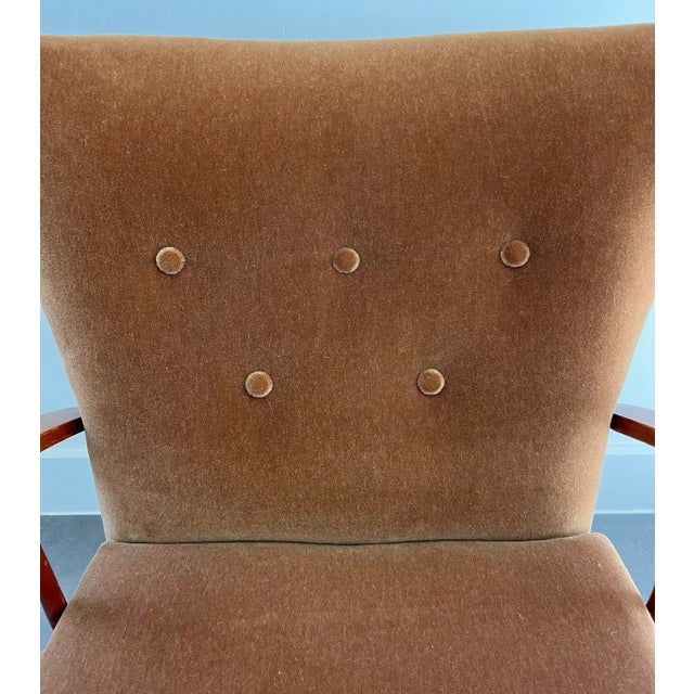 Vintage Art Deco Bentwood Armchair in the Style of Jindrich Halabala For Sale - Image 9 of 12