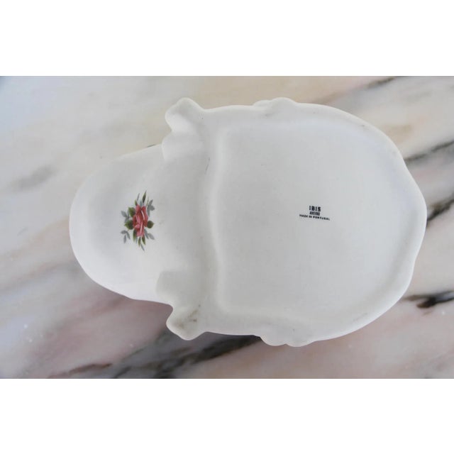 1970s Vintage Porcelain Hobnail Frog Planter in the Style of Jean Roger For Sale - Image 12 of 13