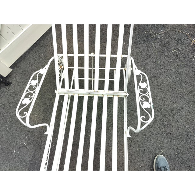 Metal Mid 20th Century Reclining Sunbather Lounge Chair For Sale - Image 7 of 11
