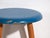 Mid-Century Modern Vintage Wooden Stool with Round Seat, Central Europe, 1950 For Sale - Image 3 of 7
