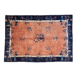 Antique Peking Carpet - 5'11" X 8'7" For Sale