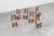 Rustic Oak Ladder-Back Chairs with Rush Seats, France, 1950s, Set of 6 For Sale - Image 15 of 18