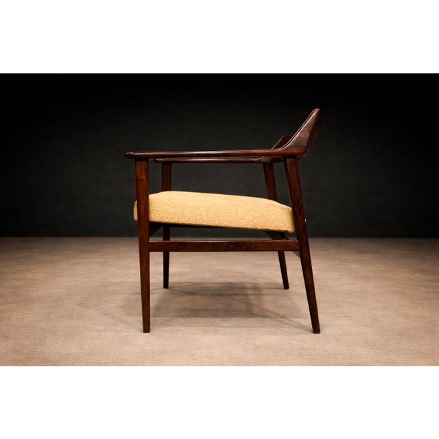 Set of Four Brazilian Rosewood Armchairs / Dining Chairs by Jorge Jabour, Cantù, 1960s - Lot 634–615A For Sale - Image 9 of 18