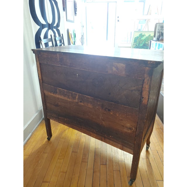 Early 20th Century Early 20th Century Diminutive Quarter Sawn Oak Buffet Sideboard For Sale - Image 5 of 12