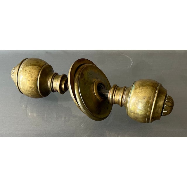 Antique 19th Century Brass Door Knob For Sale - Image 12 of 18
