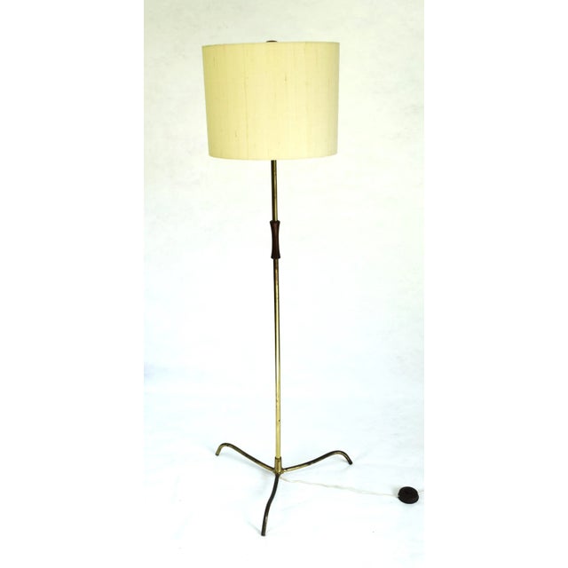 Wood Model No. 2003 Tripod Floor Lamp from Kalmar, 1959 For Sale - Image 7 of 7