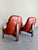 Mid-Century Modern 1970s Brazilian Modernist Leather Lounge Chair Pair With Ottoman Attrb Jean Gillon for Probel For Sale - Image 3 of 12