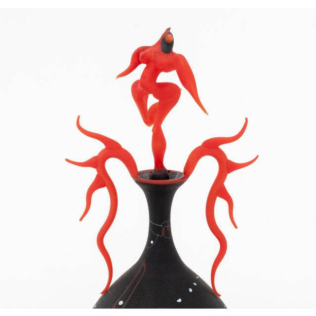 Collection of Two Murano Glass Figural Motif Perfume Bottles For Sale - Image 4 of 17