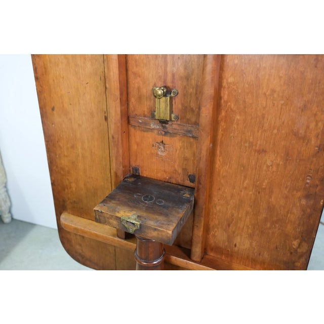 Early 19th Century 19th Century Antique Regency Tilt Top Table With Wheeled Base For Sale - Image 5 of 13