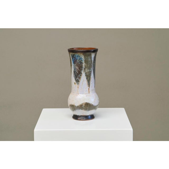 Studio Pottery Vase by Jean Guyaux, Belgium, 1960s For Sale - Image 4 of 14