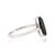 Metal 1.96ct Marquise Cut Black Diamond Solitaire Ring Size 5 in 14k White Gold For Sale - Image 7 of 15