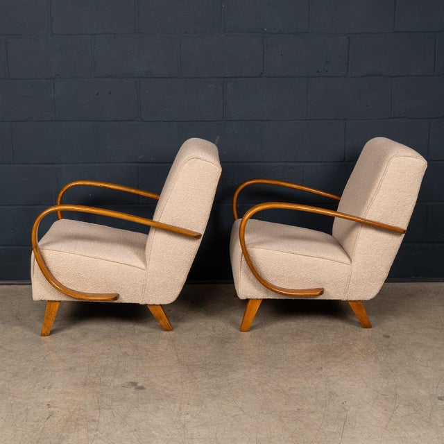 Vintage Halabala Lounge Chairs, 1930, Set of 2 For Sale - Image 4 of 18