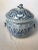 Tongzhi Era C.1870 Foliate Decoration Covered Porcelain Ginger Jar, Iron Handles on the Sides and Foo Dog Ceramic Handle on the Lid For Sale - Image 9 of 12