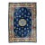 1920s Antique Peking Designed Chinese Wool Rug Handmade in Blue For Sale