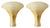 Gold Large Italian Murano Glass Wall Light Sconces, 2000s, Set of 2 For Sale - Image 8 of 8