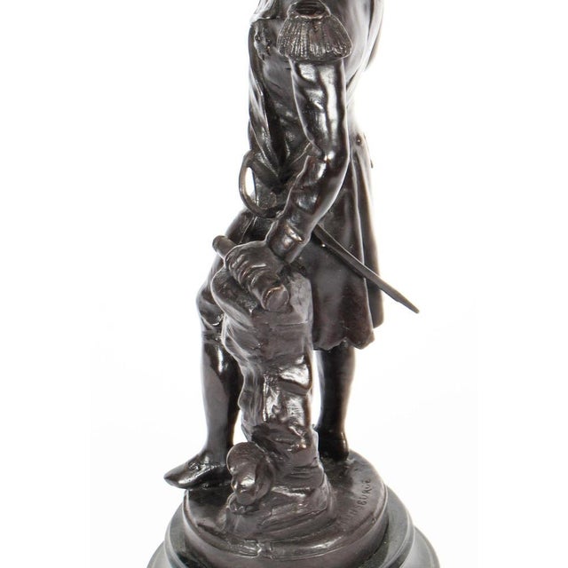 Vintage Bronze Sculpture of Nelson, 20th Century For Sale - Image 10 of 15