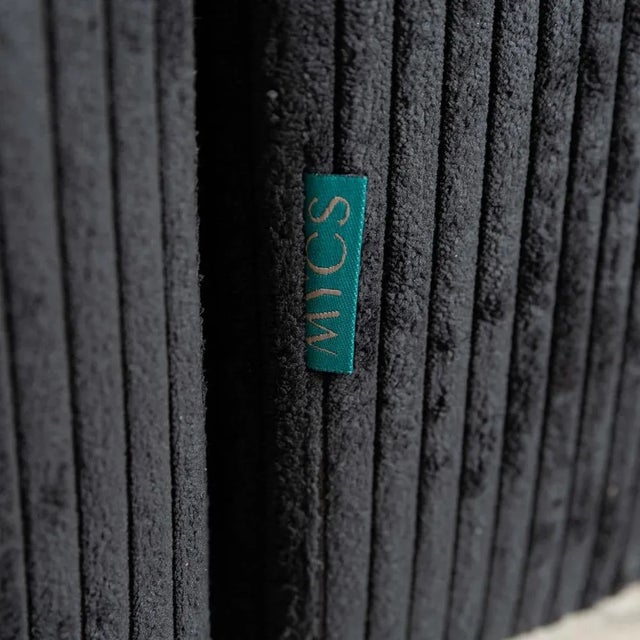 Black Four-Seater Sofa in Fabric from Mycs Flayr For Sale - Image 8 of 12