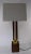 1960s 1960s Danish Mid Century Teak & Brass Lamp With Shade For Sale - Image 5 of 5
