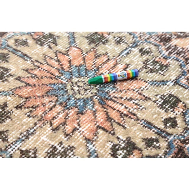 1960s Vintage Turkish Hand-Knotted Hallway Runner - 3′ × 11′2″ For Sale - Image 9 of 12