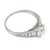 1920s Art Deco Gia 0.89 Carat Old European Diamond Platinum Engagement Ring, Size 5.75 For Sale - Image 4 of 7