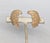 Vintage Signed Napier Goldtone Feather Clip Earrings-2 Pieces For Sale In Philadelphia - Image 6 of 8