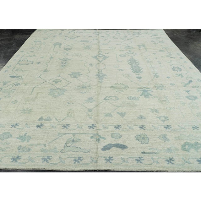 Turkish Oushak Rug 9' x 12'9" #22636 Explore a curated collection of hallway runners, wool rugs, and handmade masterpieces...