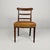 Brown Vintage Italian Chairs in Wood and Brown Leather, 1930s, Set of 4 For Sale - Image 8 of 18